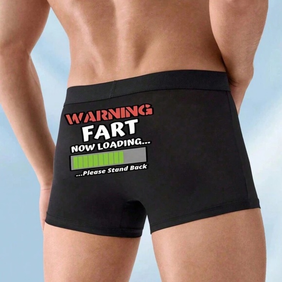 Other - 🪷 “Warning Fart Now Loading … Please Stand Back” Funny Men’s Boxer Briefs